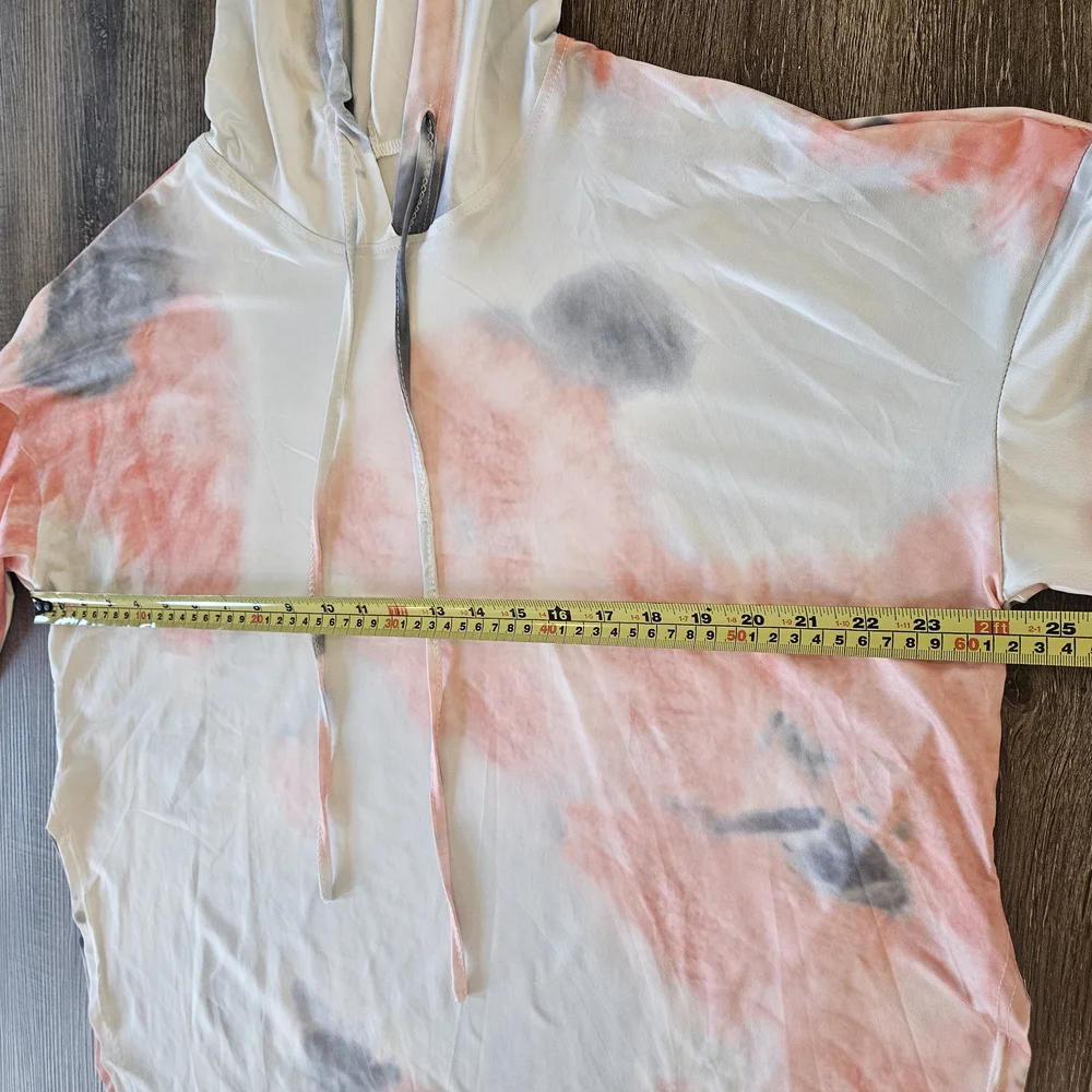 2 Piece Lounge Jogging Track Set Hoodie Jacket Women XL Tie Dye Unbranded